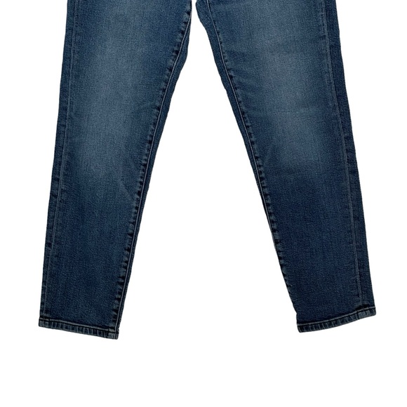 Women’s Banana Republic Size 27 Blue Cotton/Polyester/Spandex HR Straight Jeans - Picture 4 of 8